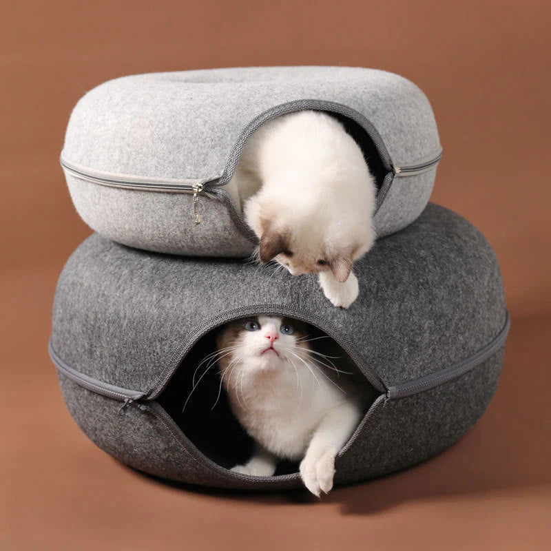 SugarPlum™ Donut Cat Cave | ネコ用の居心地のよい安全な環境を作成しよう 更新：需要が